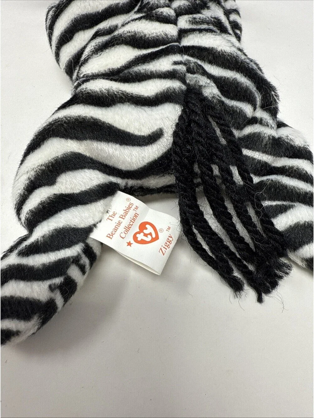 Ziggy Zebra Beanie Babies With Tag Animal Baby Adorable Collectable Stuffed Toy